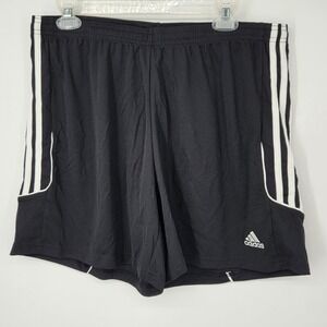 NEW Adidas Squad 13 Shorts Black/White Men's Size XL Thin Lightweight NWT
